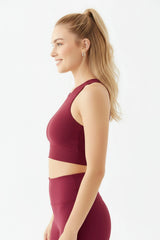 Halter Yaka Toparlayıcı Crop
