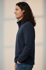 Balıkçı Yaka Polar Yarım Fermuarlı Sweatshirt